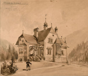 The Villa San Marco which originated as Swallow Villa is the seat of the Merano Academy